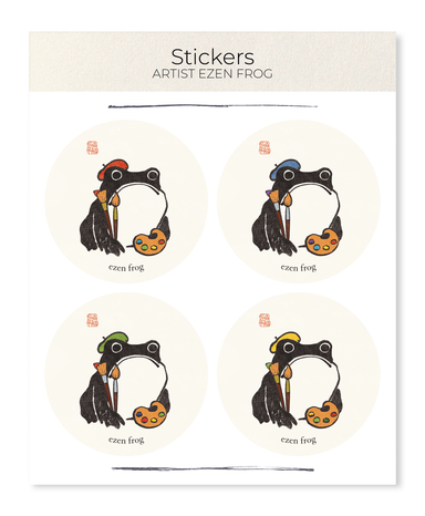 Ezen Designs - Artist Ezen Frog - Sticker Set