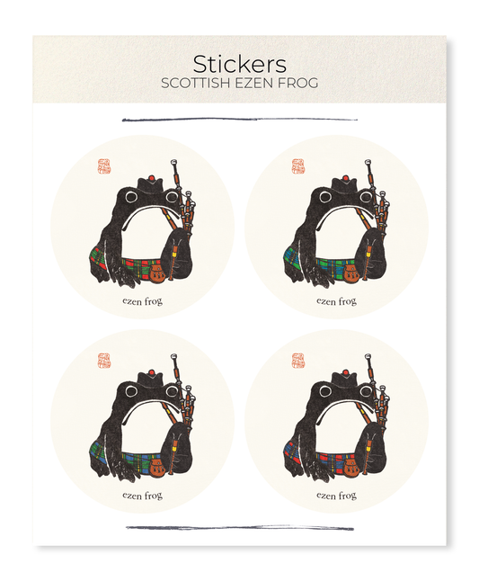 Ezen Designs - Scottish Ezen Frog - Sticker Set