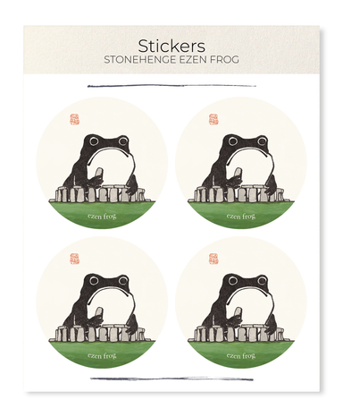 Ezen Designs - Stonehenge Ezen Frog - Sticker Set