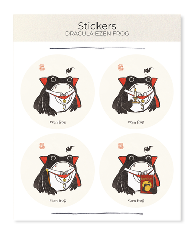 Ezen Designs - Dracula Ezen Frog - Sticker Set