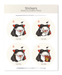 Ezen Designs - Dracula Ezen Frog - Sticker Set