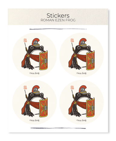 Ezen Designs - Roman Ezen Frog - Sticker Set