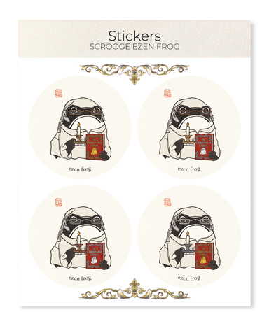 Ezen Designs - Scrooge Ezen Frog - Sticker Set