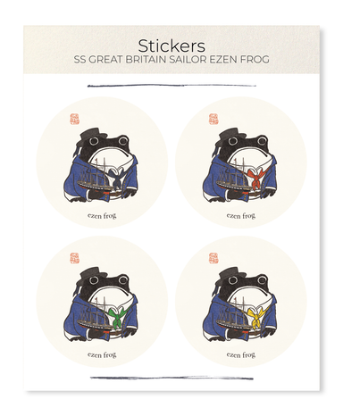 Ezen Designs - SS Great Britain Sailor Ezen Frog - Sticker Set