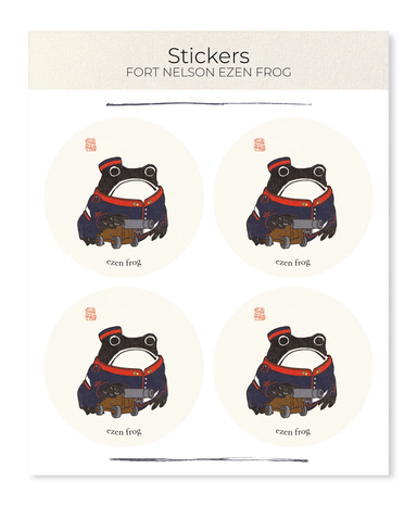 Ezen Designs - Fort Nelson Ezen Frog - Sticker Set