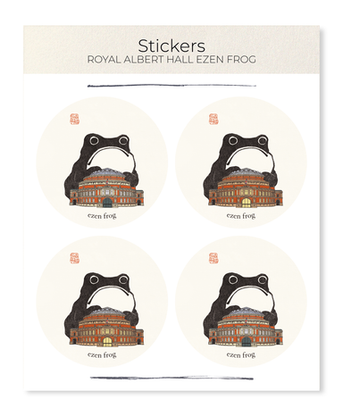 Ezen Designs - Royal albert hall ezen frog - Sticker Set