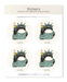 Ezen Designs - Statue of Liberty Ezen Frog - Sticker Set