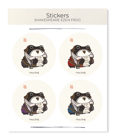 Ezen Designs - Shakespeare Ezen Frog - Sticker Set