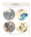 Ezen Designs - Koson Bird Mix No.1 - Sticker Set