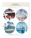 Ezen Designs - HASUI SNOW MIX NO.1 - Sticker Set