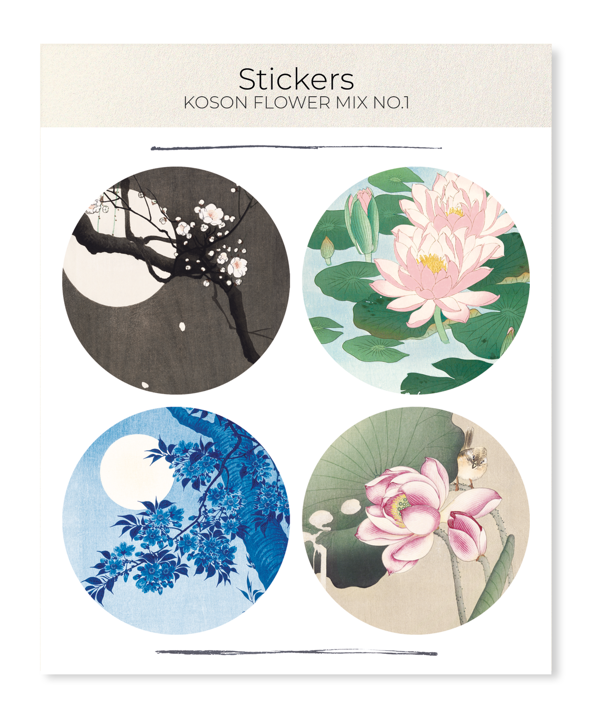 Ezen Designs - KOSON FLOWER MIX NO.1 - Sticker Set