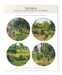 Ezen Designs - French Landscapes by Pissarro - Sticker Set