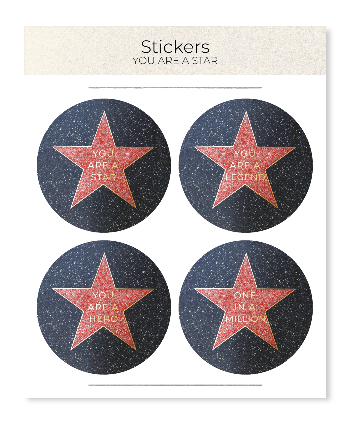 Ezen Designs - You are a star - Sticker Set