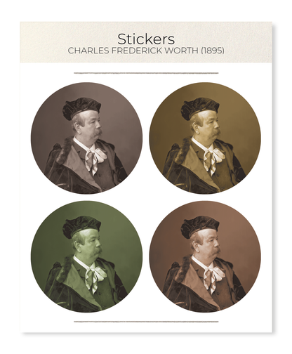 Ezen Designs - Charles Frederick Worth (1895) - Sticker Set