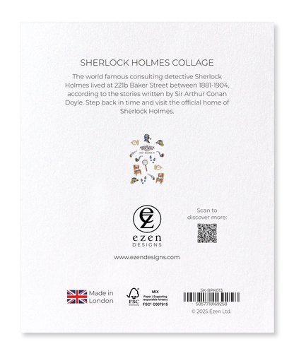 Ezen Designs - Sherlock Holmes collage - Sticker Set
