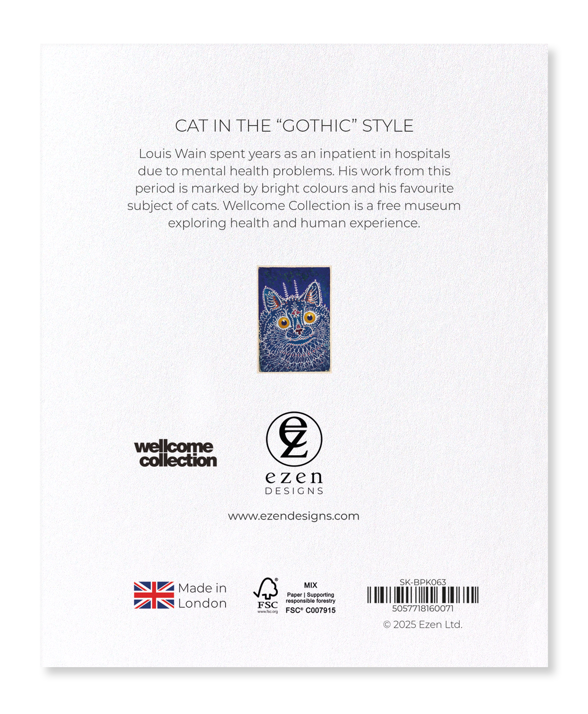 Ezen Designs - CAT IN THE “GOTHIC” STYLE - Sticker Set