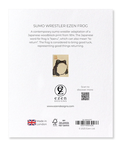 Ezen Designs - Sumo wrestler EZEN FROG - Sticker Set