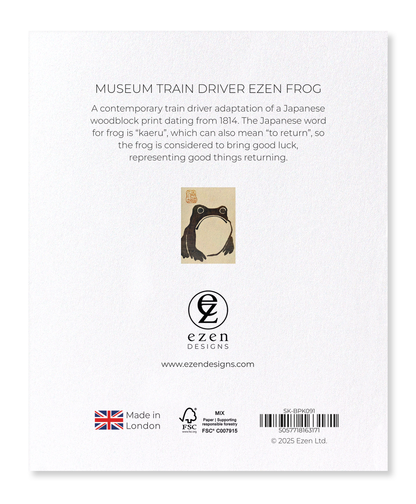 Ezen Designs - Museum Train Driver Ezen Frog - Sticker Set
