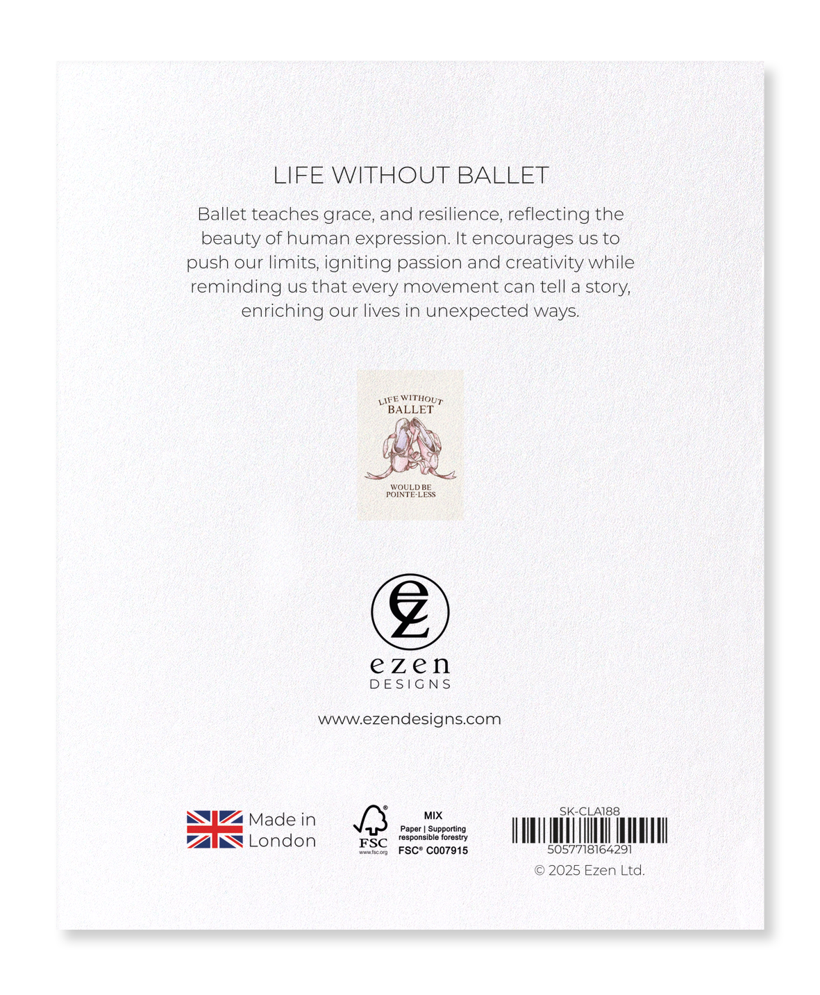 Ezen Designs - Life without ballet - Sticker Set