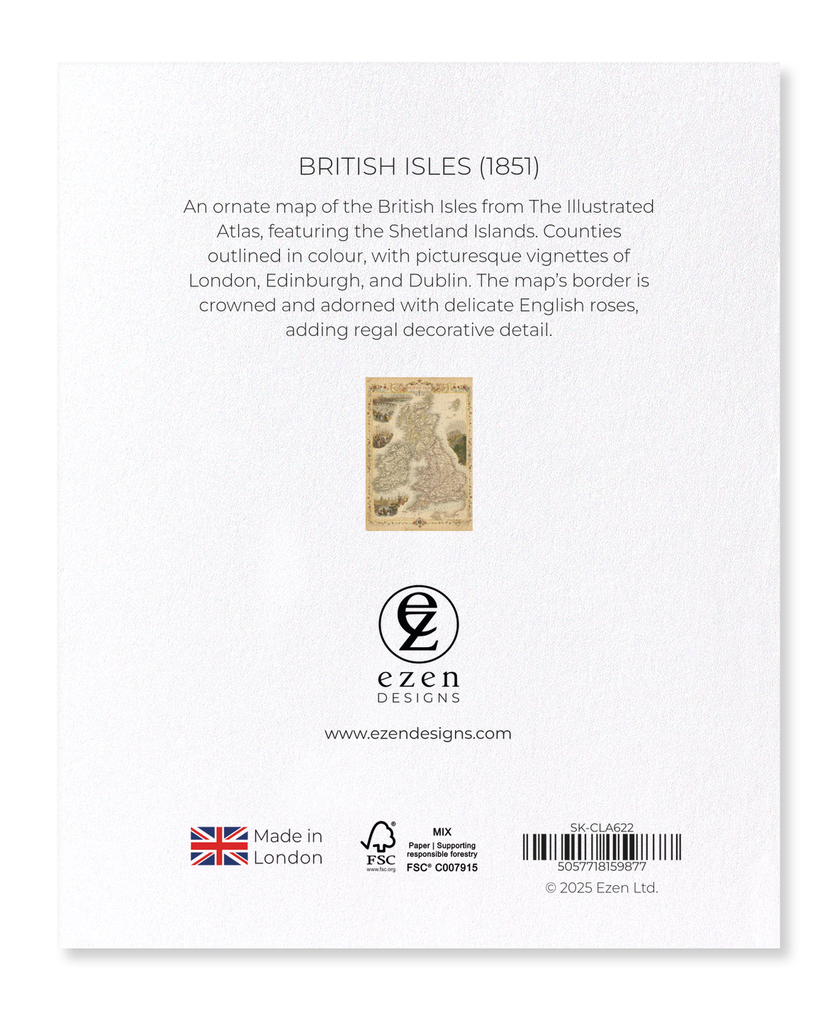Ezen Designs - British Isles (1851) - Sticker Set