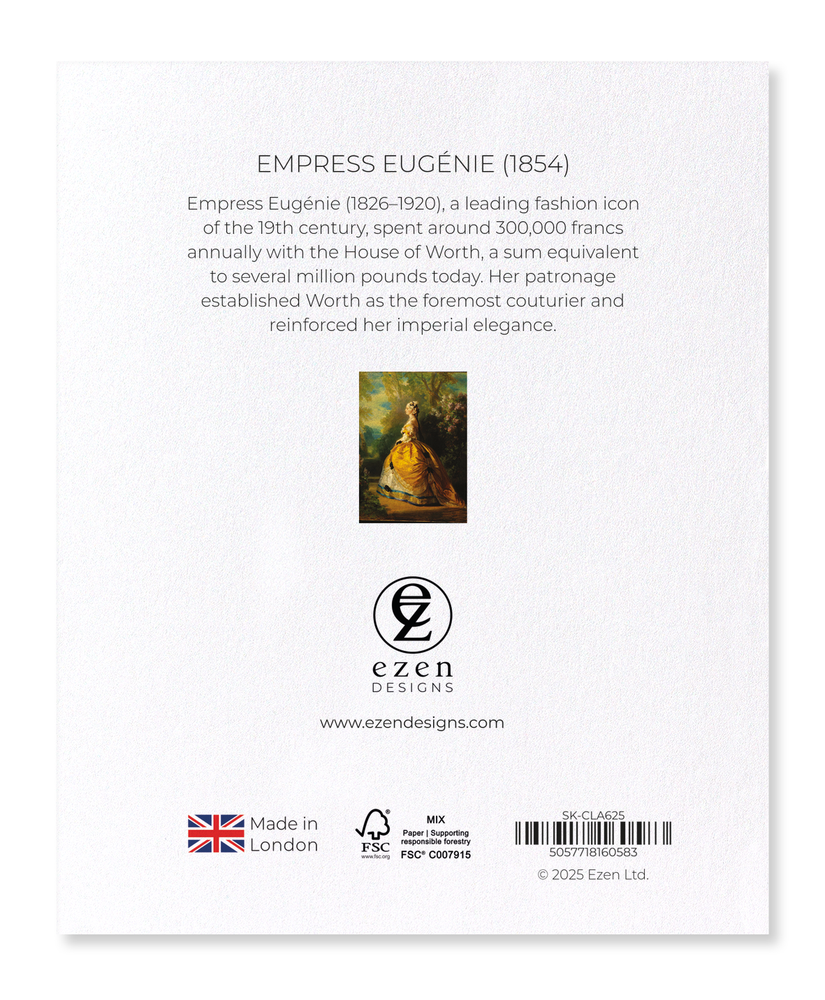 Ezen Designs - Empress Eugénie (1854) - Sticker Set