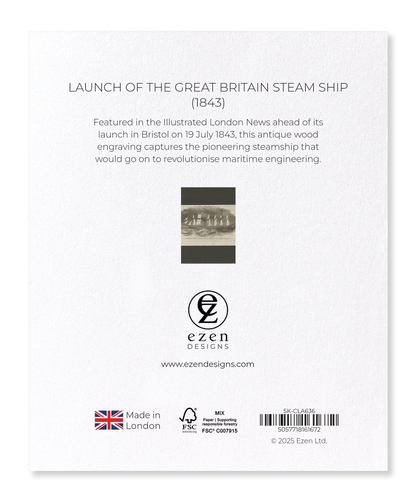 Ezen Designs - Launch of The Great Britain Steam Ship (1843) - Sticker Set