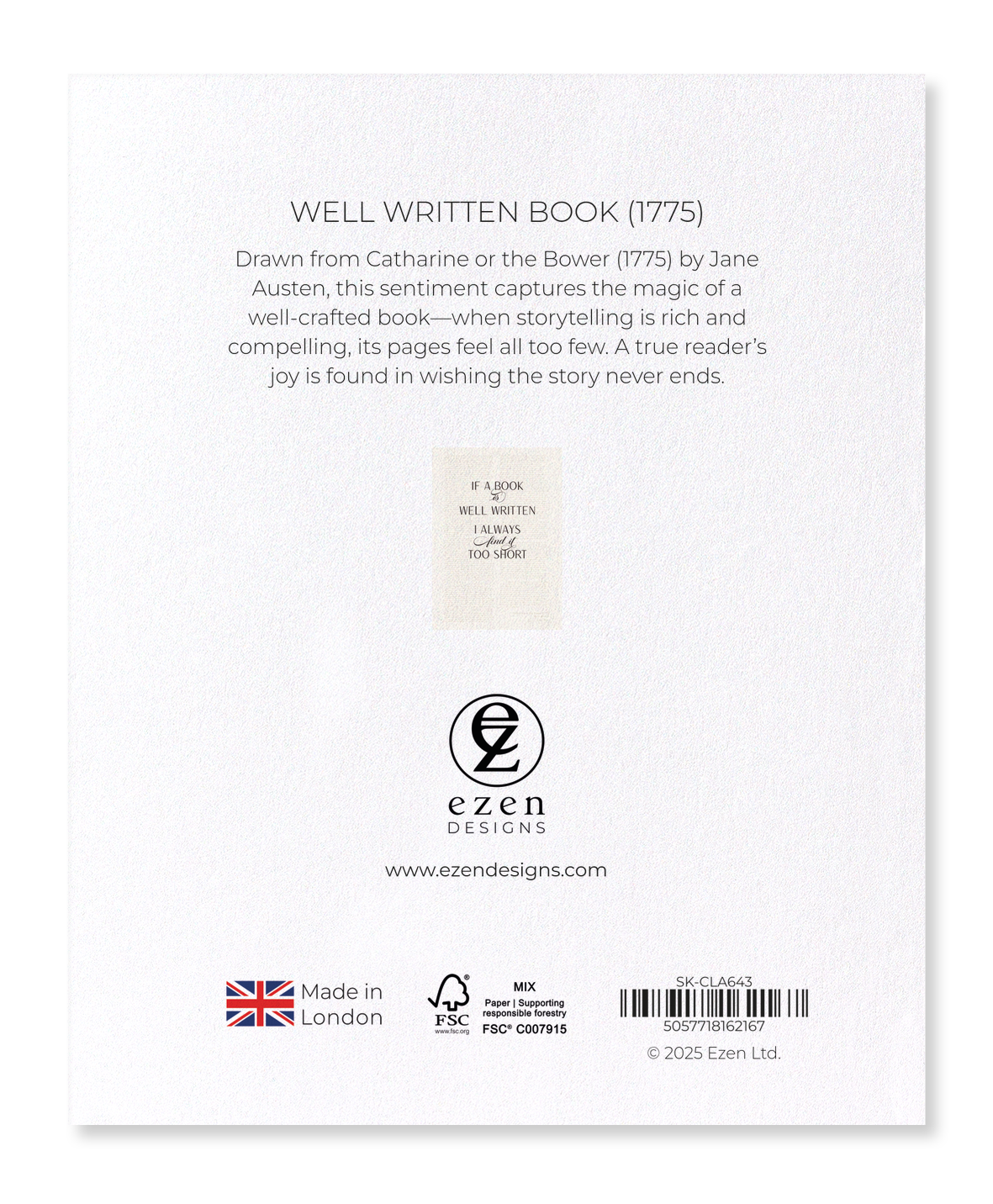 Ezen Designs - Well Written Book (1775) - Sticker Set