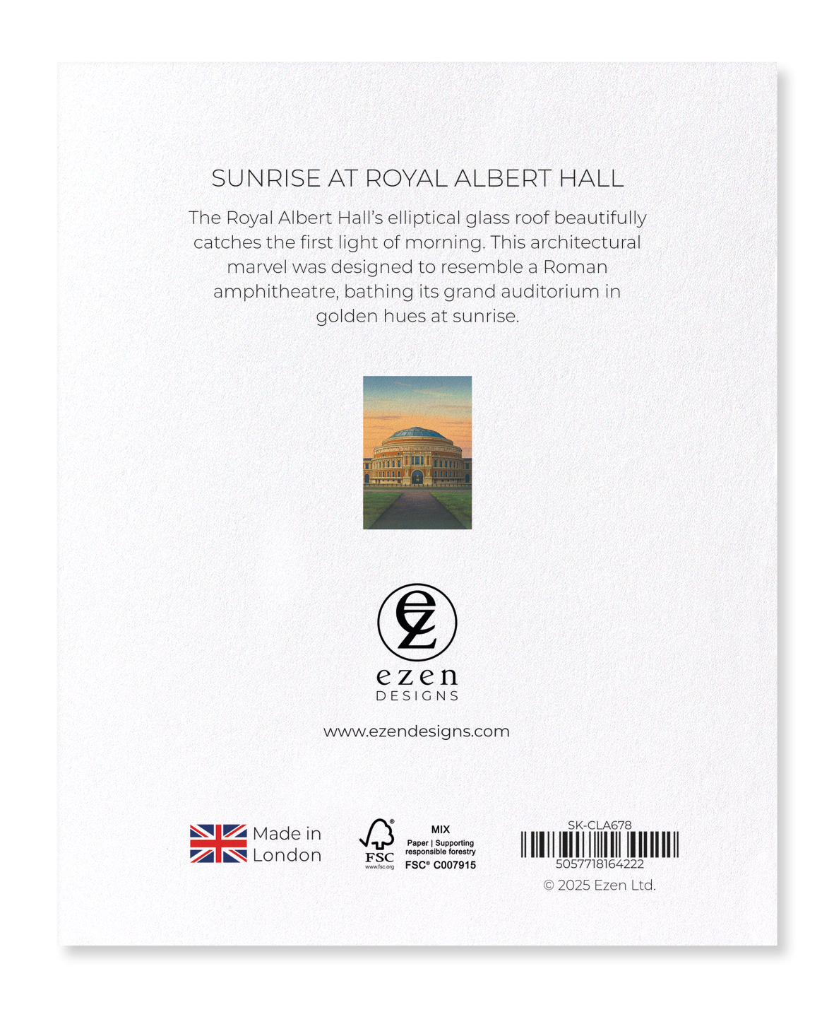Ezen Designs - Sunrise at Royal Albert Hall - Sticker Set
