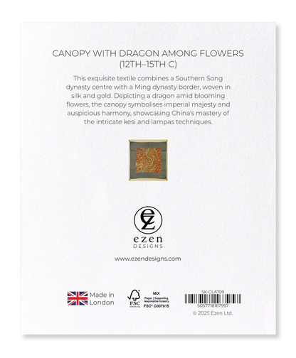 Ezen Designs - Canopy with Dragon among Flowers (12th–15th C) - Sticker Set