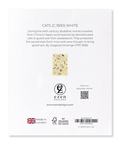 Ezen Designs - CATS (C.1830) WHITE - Sticker Set