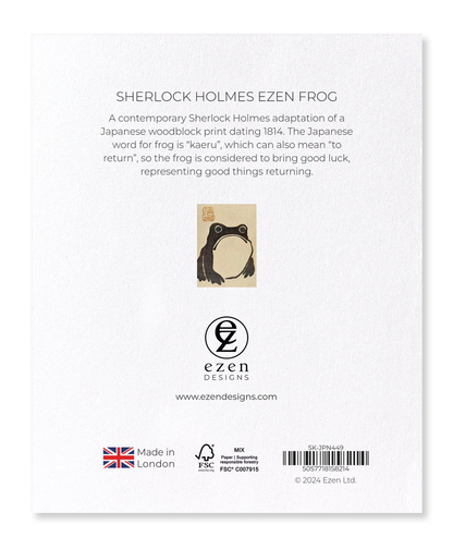 Ezen Designs - Sherlock Holmes Ezen Frog - Sticker Set