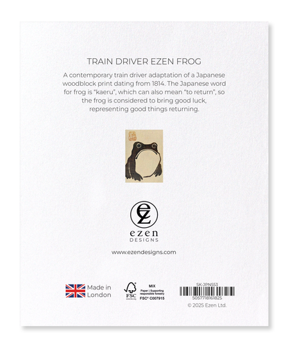 Ezen Designs - Train driver Ezen Frog - Sticker Set