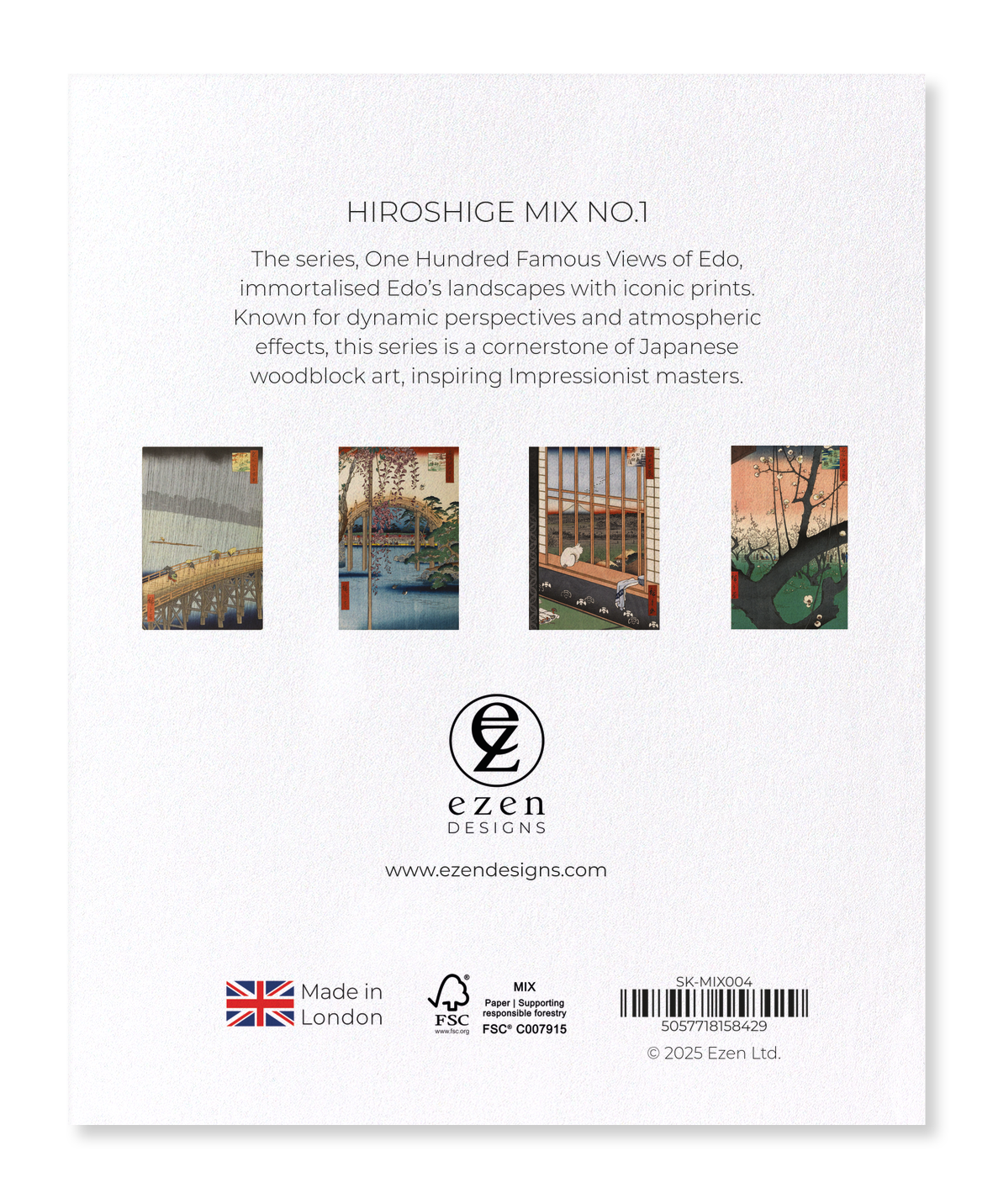 Ezen Designs - HIROSHIGE MIX NO.1 - Sticker Set