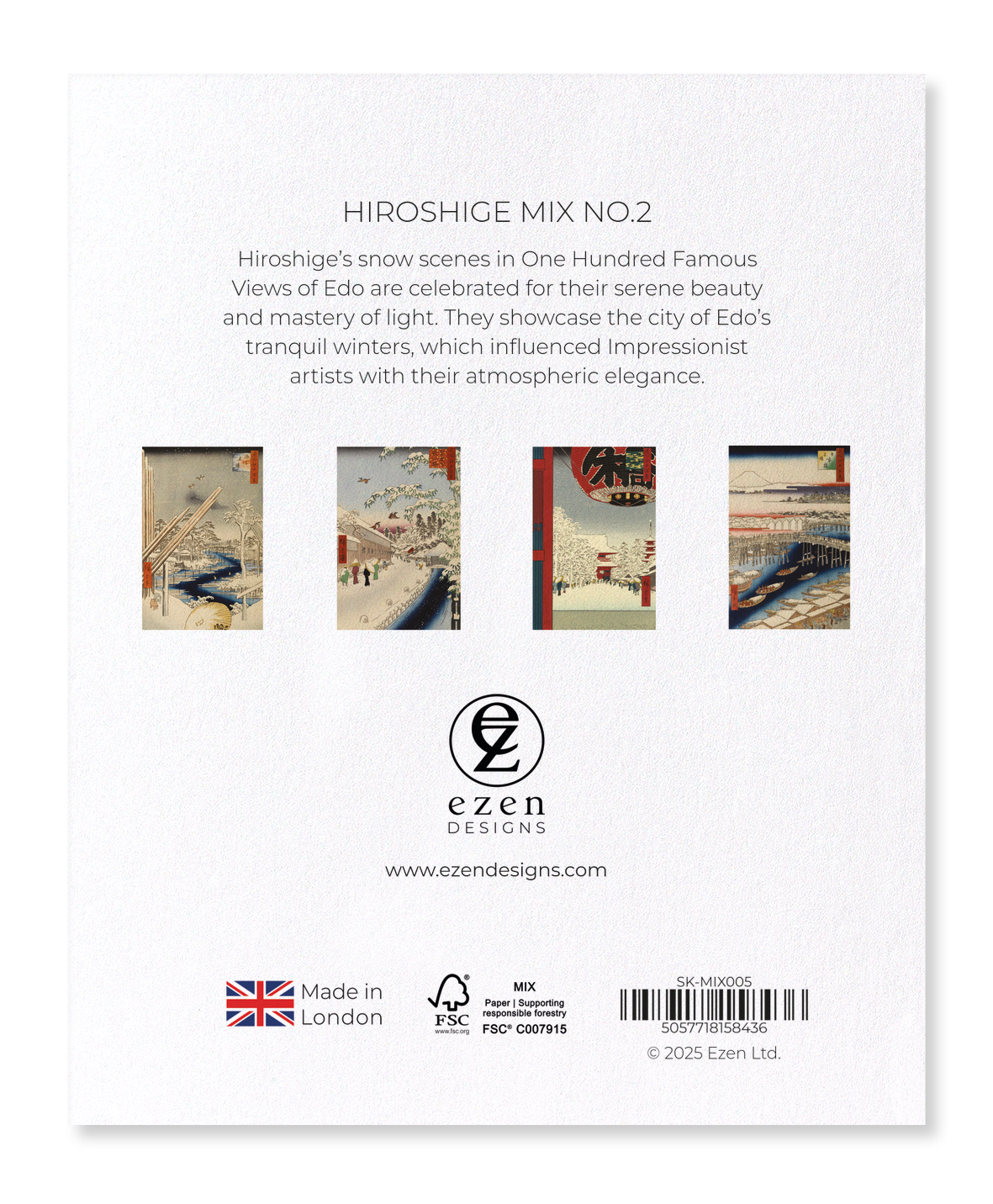 Ezen Designs - HIROSHIGE MIX NO.2 - Sticker Set