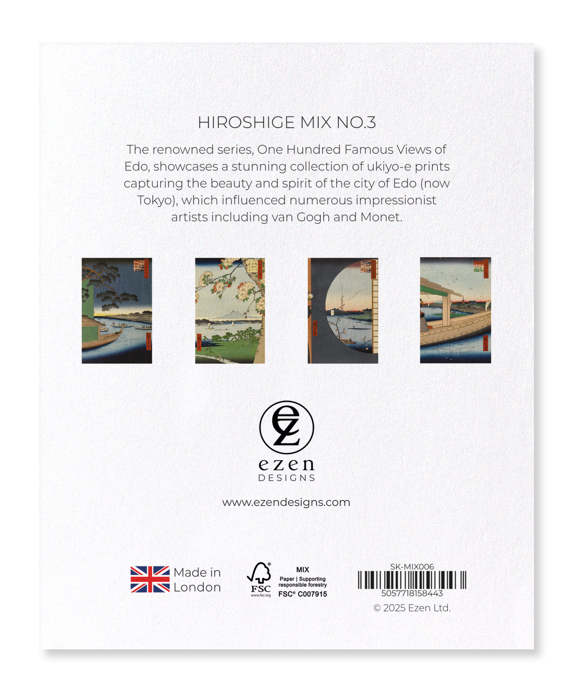 Ezen Designs - HIROSHIGE MIX NO.3 - Sticker Set