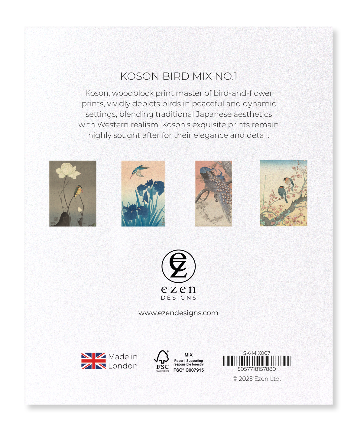 Ezen Designs - Koson Bird Mix No.1 - Sticker Set