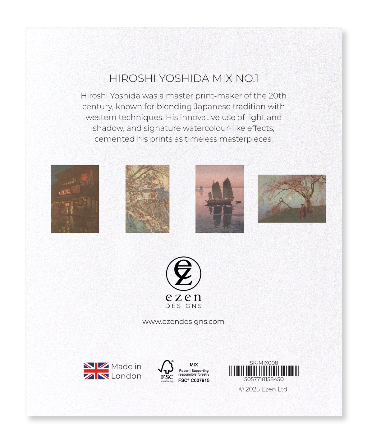 Ezen Designs - HIROSHI YOSHIDA MIX NO.1 - Sticker Set