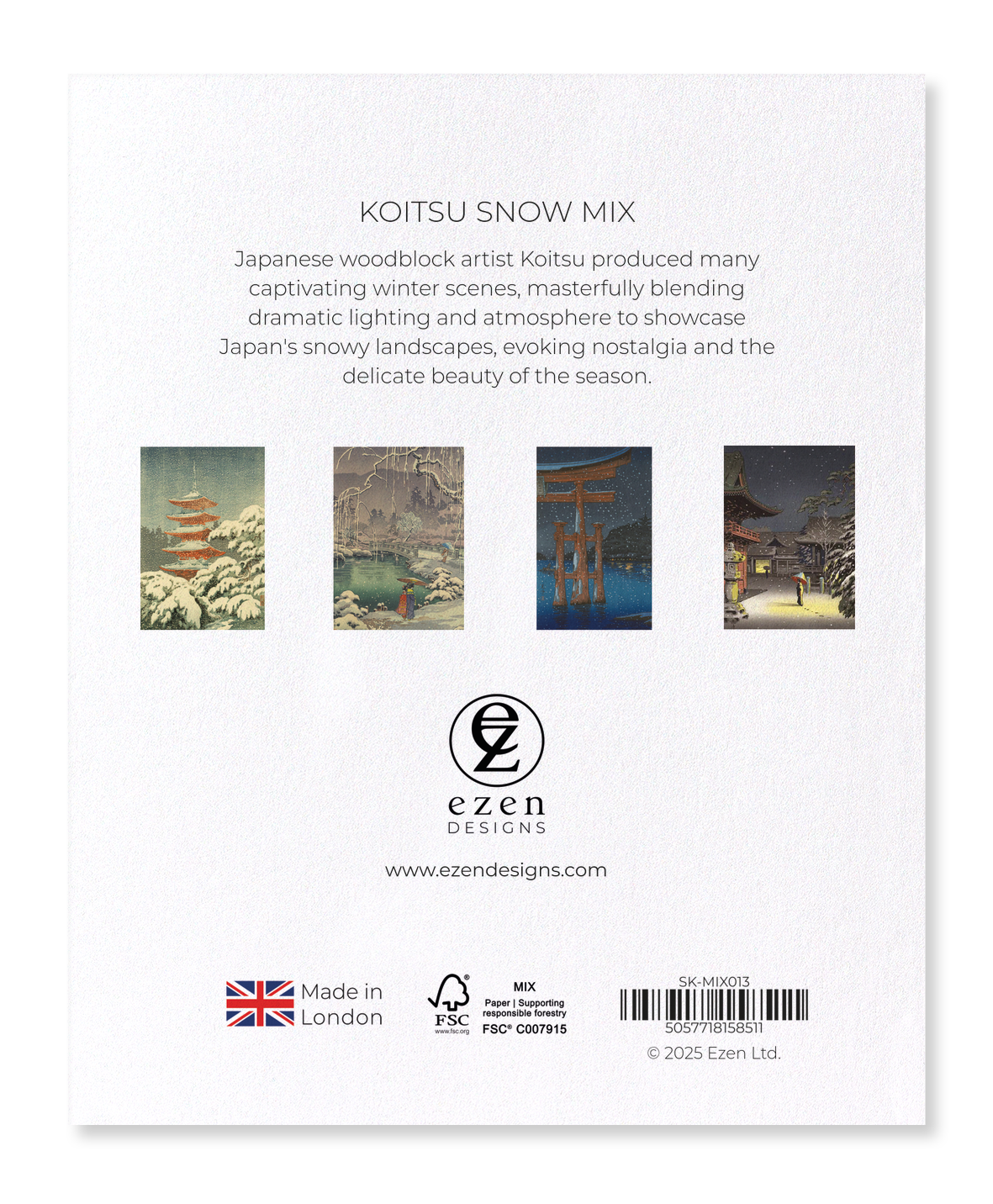Ezen Designs - KOITSU SNOW MIX - Sticker Set