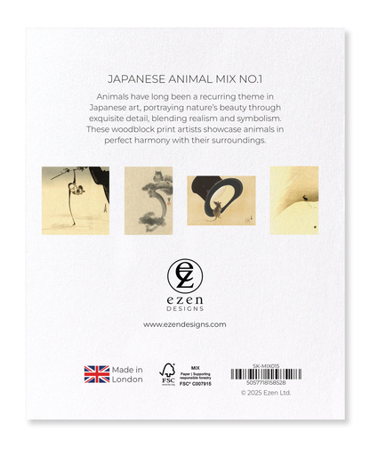 Ezen Designs - JAPANESE ANIMAL MIX NO.1 - Sticker Set
