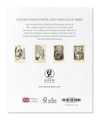 Ezen Designs - Scenes from Pride and Prejudice (1895) - Sticker Set