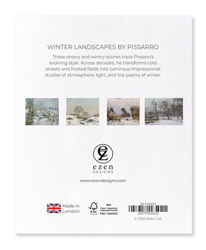 Ezen Designs - Winter Landscapes by Pissarro - Sticker Set