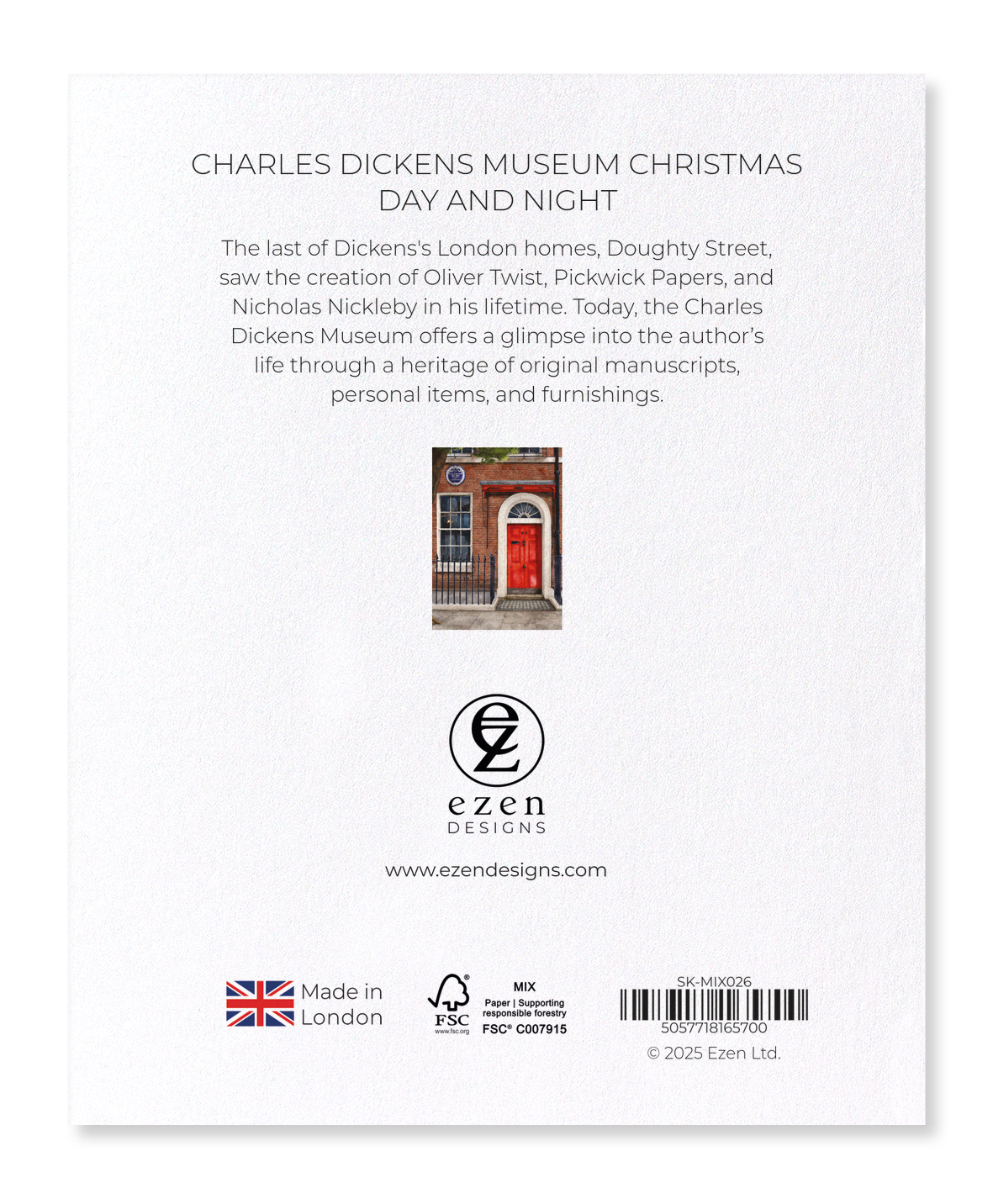 Ezen Designs - CHARLES DICKENS MUSEUM CHRISTMAS DAY AND NIGHT - Sticker Set