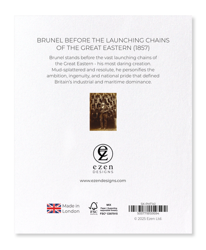 Ezen Designs - Brunel before the Launching Chains of the Great Eastern (1857) - Sticker Set