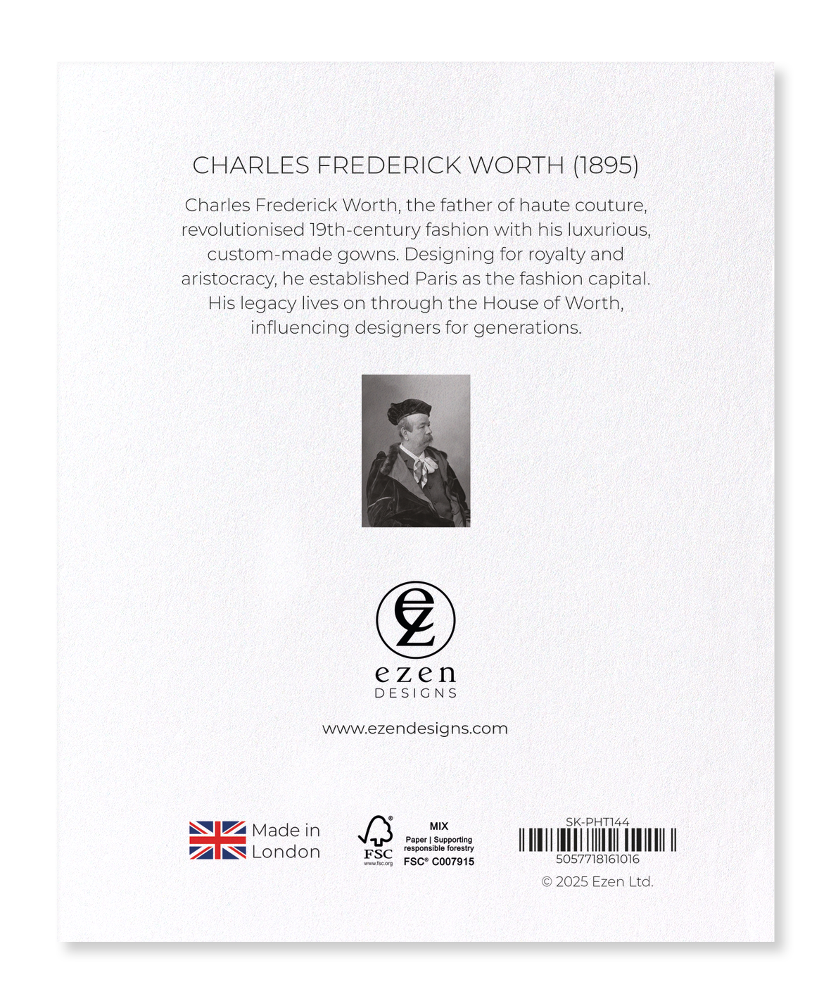 Ezen Designs - Charles Frederick Worth (1895) - Sticker Set