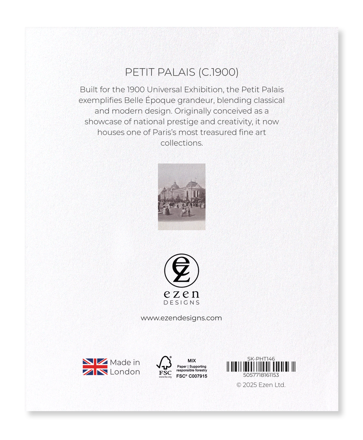 Ezen Designs - Petit Palais (c.1900) - Sticker Set