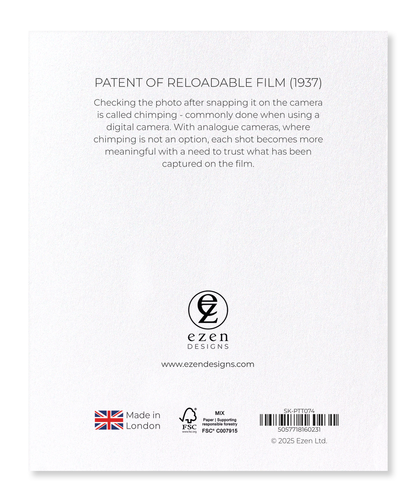 Ezen Designs - Patent of reloadable film (1937) - Sticker Set