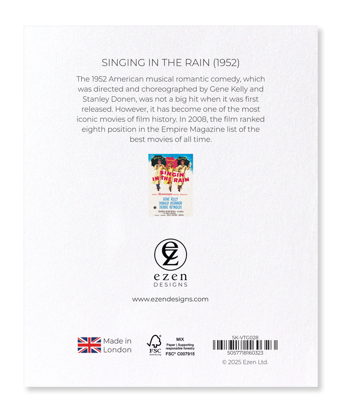 Ezen Designs - Singing in the rain (1952) - Sticker Set