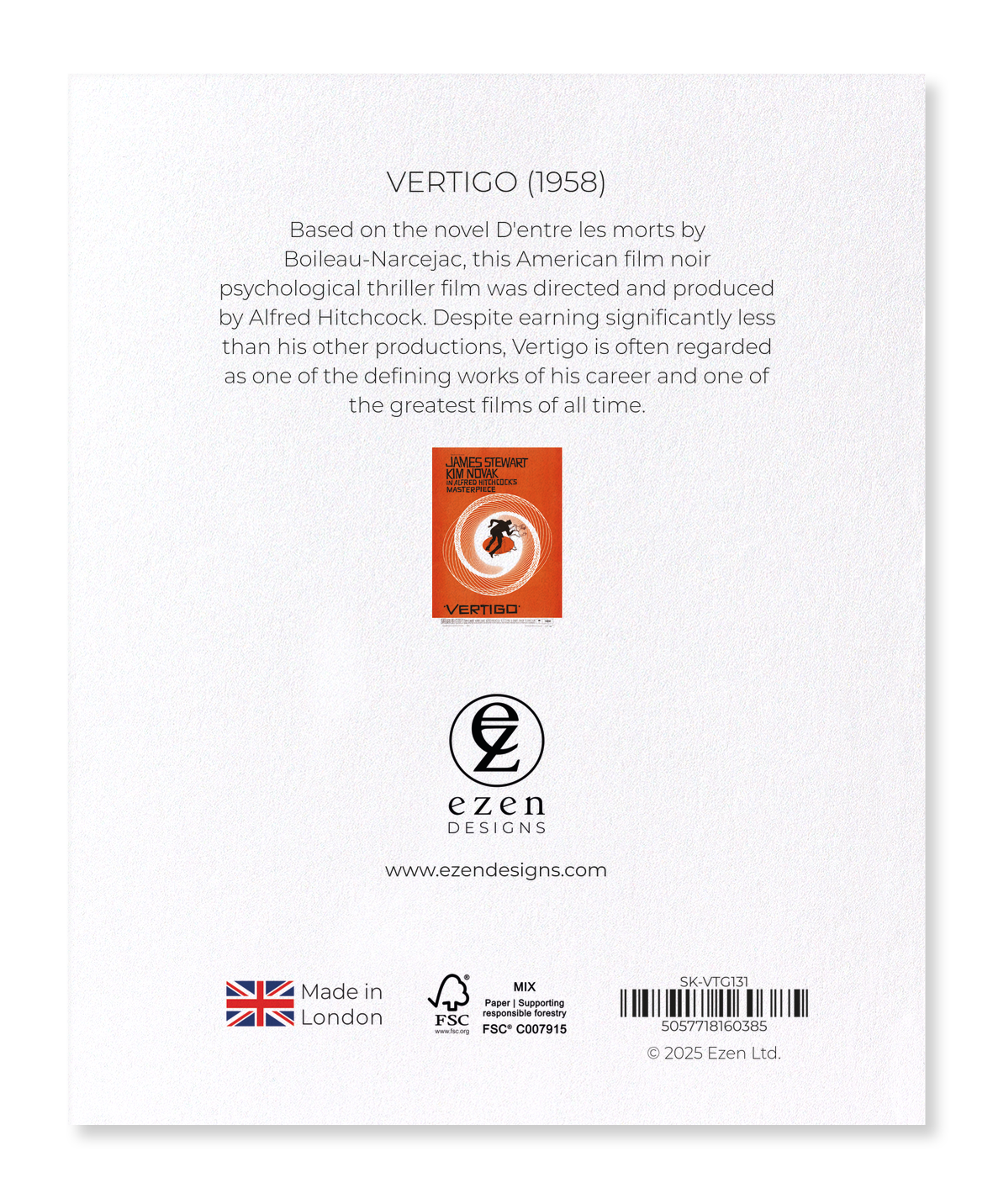 Ezen Designs - Vertigo (1958) - Sticker Set