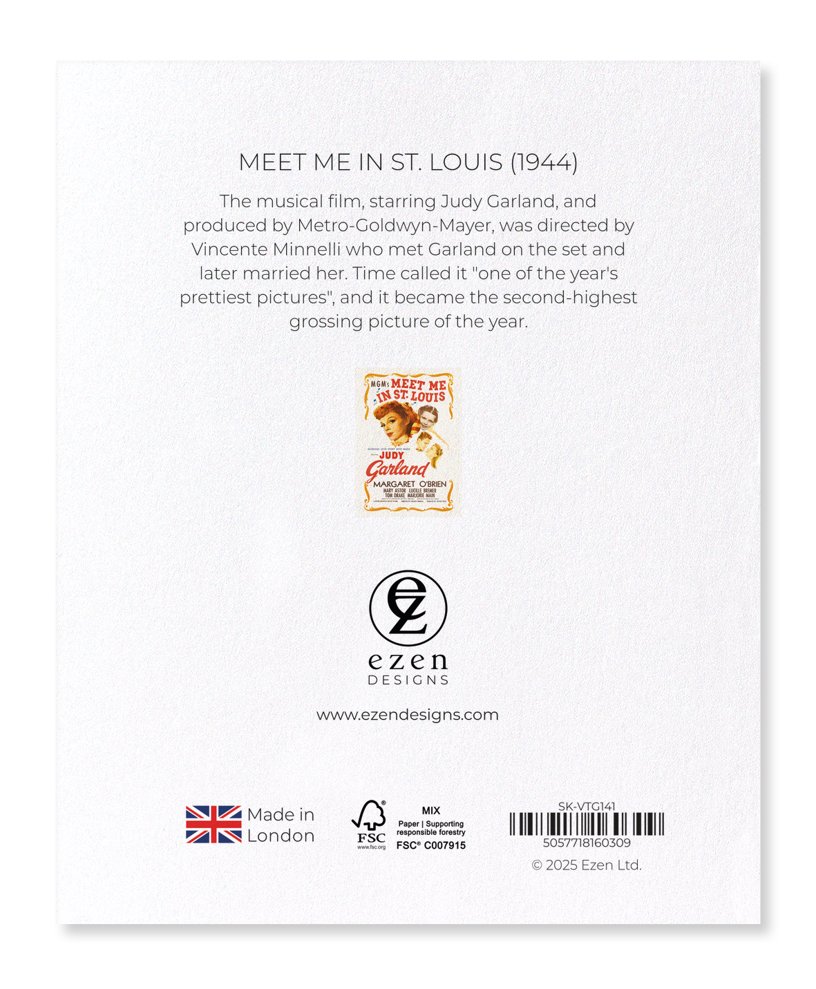 Ezen Designs - Meet me in st. louis (1944) - Sticker Set