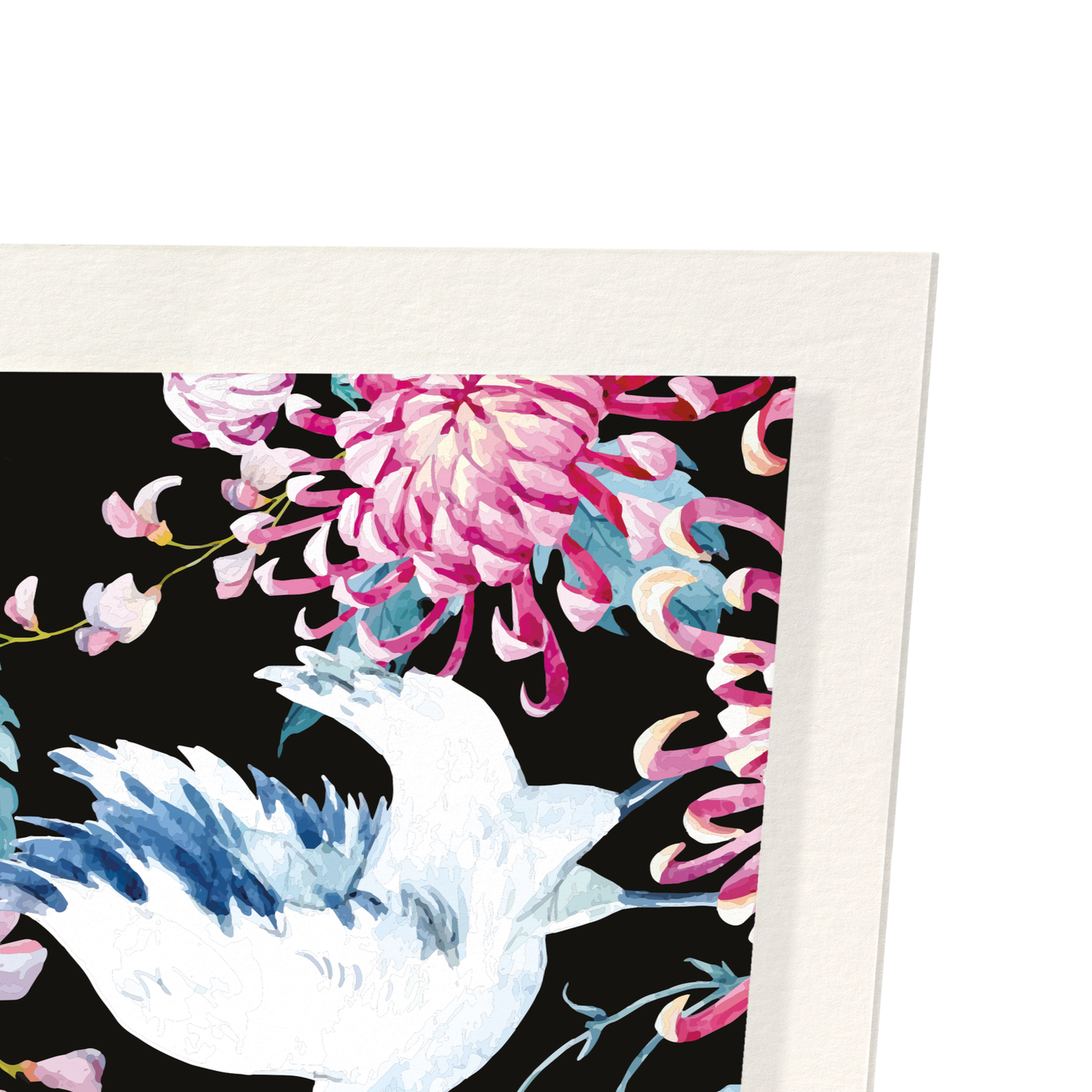 COUPLE OF CRANES: Painting Art Print